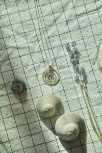 Swirlpool Pathway Necklace #1 // Sterling Silver