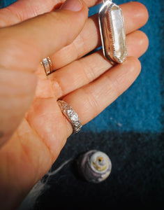 Silver Lining Necklace #5 // Quartz Crystal