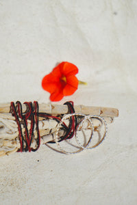 ‘Stacker Band #3 — Thin Braid Sterling Silver Band