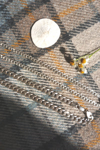 ‘Mini Abundance Chain Necklace — Halibou Layering Collection // Sterling Silver