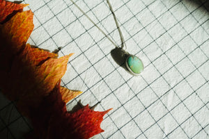 Silver Lining Necklace #1 // Evans Turquoise