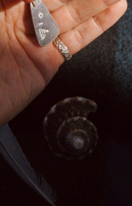 Silver Lining Necklace #6 // Poppy Jasper Stone