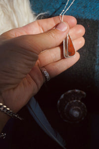 Silver Lining Necklace #6 // Poppy Jasper Stone