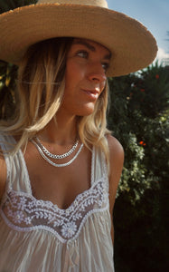 ‘Abundance Chain Necklace — Halibou Layering Collection // Sterling Silver