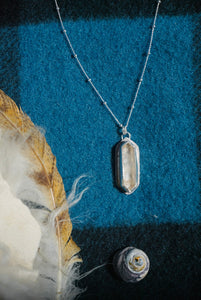 Silver Lining Necklace #5 // Quartz Crystal