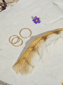 ‘Stacker Band #9 — 14k Goldfill Sparkle Ring