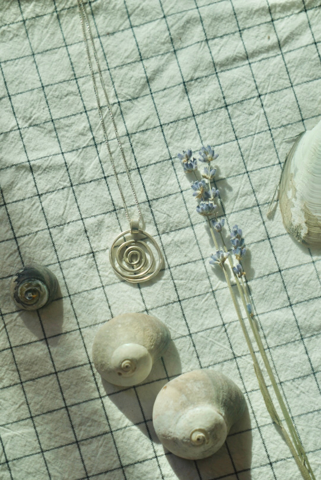 Swirlpool Pathway Necklace #1 // Sterling Silver