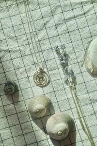 Swirlpool Pathway Necklace #1 // Sterling Silver