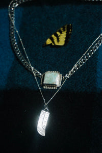 The Midi Abundance Necklace ft. Four Directions // Sterling Silver +  Dry Creek Turquoise