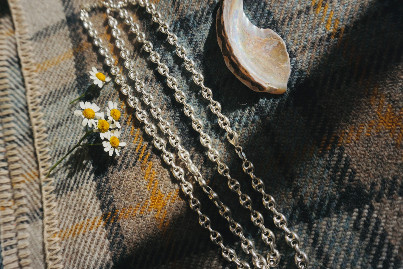 ‘Mariner Anchor Chain Necklace 5.7mm — Halibou Layering Collection // Sterling Silver