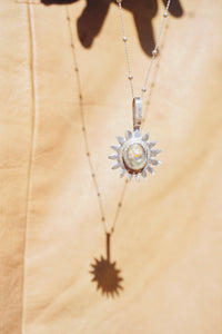 Sun Keepers Talisman Necklace #3 //  Abalone Stone