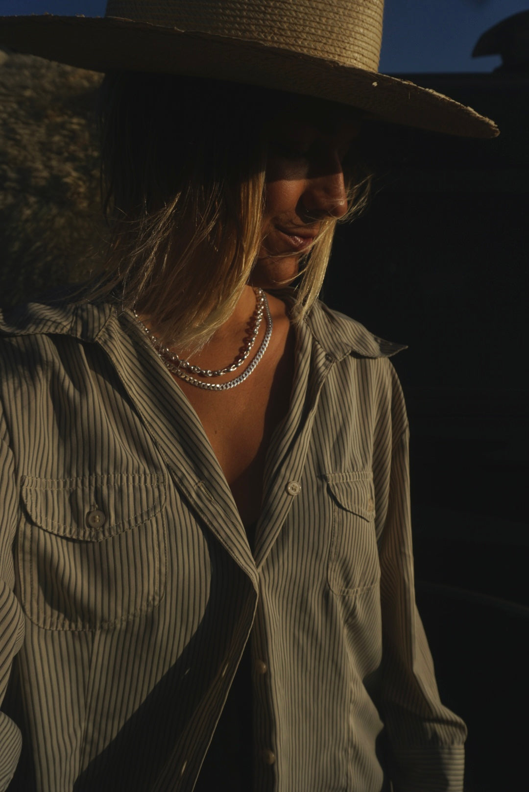 ‘Mariner Anchor Chain Necklace 5.7mm — Halibou Layering Collection // Sterling Silver