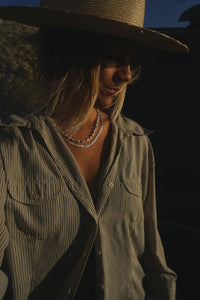‘Mariner Anchor Chain Necklace 5.7mm — Halibou Layering Collection // Sterling Silver