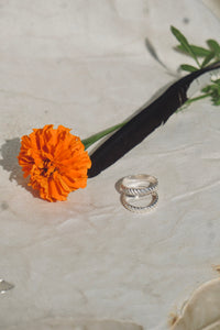 ‘Stacker Band #7 — Sterling Silver Pillar Ring