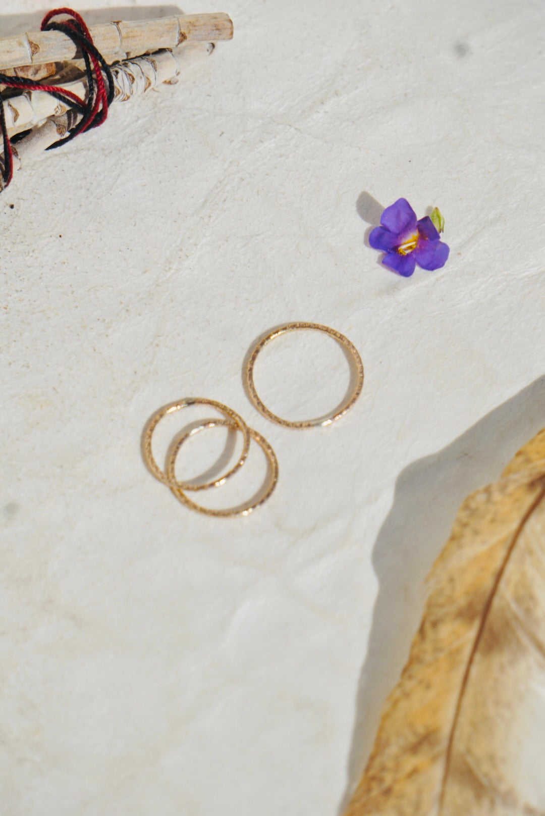 ‘Stacker Band #9 — 14k Goldfill Sparkle Ring