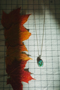 Silver Lining Necklace // Kingman Turquoise