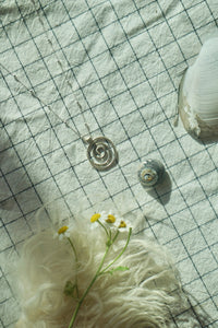 Swirlpool Pathway Necklace #2 // Sterling Silver