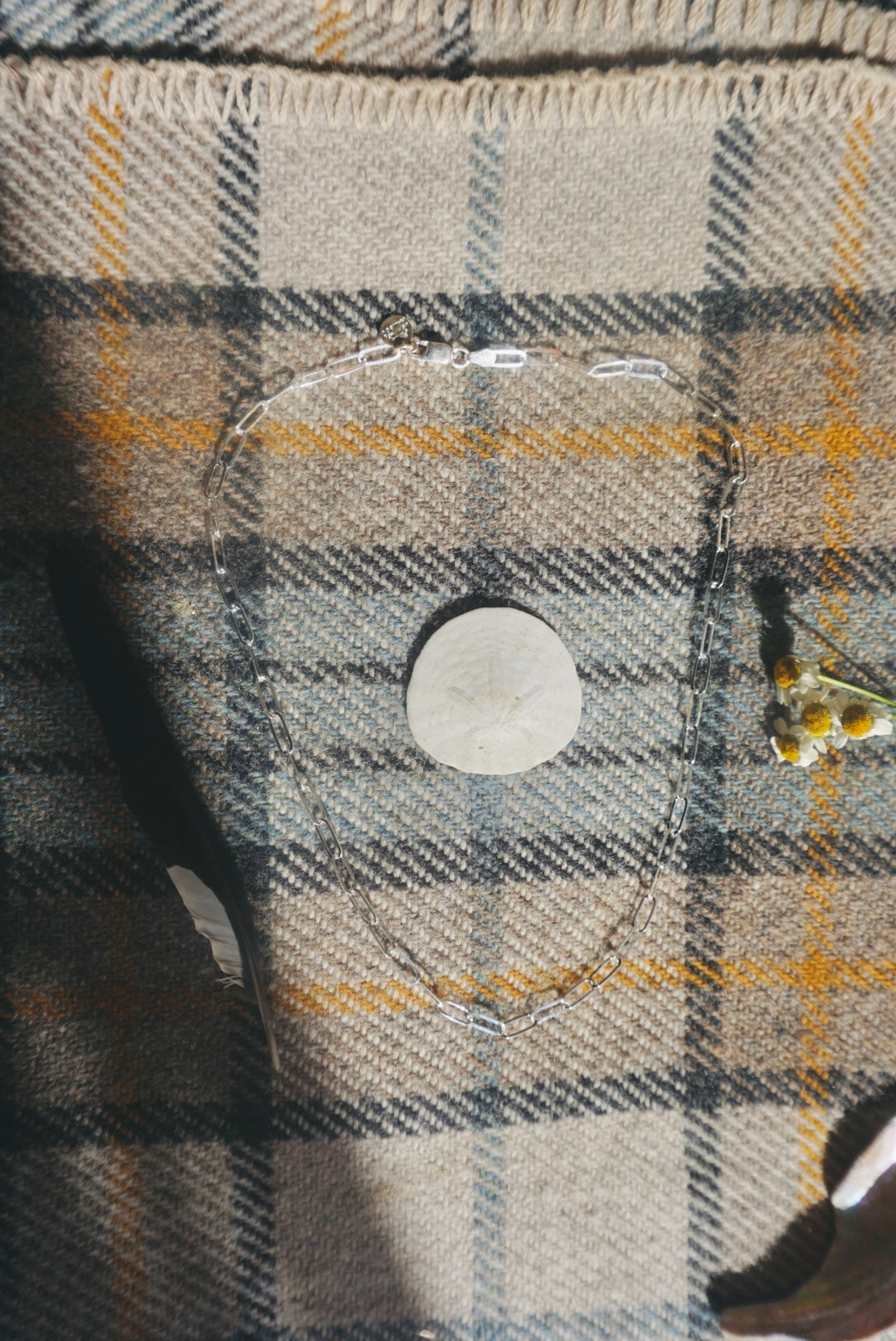 ‘Paperclip Chain Necklace — Halibou Layering Collection // Sterling Silver