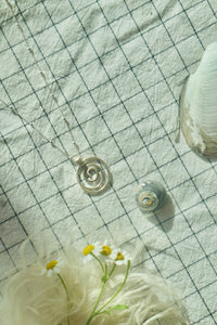 Swirlpool Pathway Necklace #2 // Sterling Silver