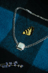 The Midi Abundance Necklace ft. Four Directions // Sterling Silver +  Dry Creek Turquoise
