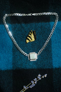 The Midi Abundance Necklace ft. Four Directions // Sterling Silver +  Dry Creek Turquoise