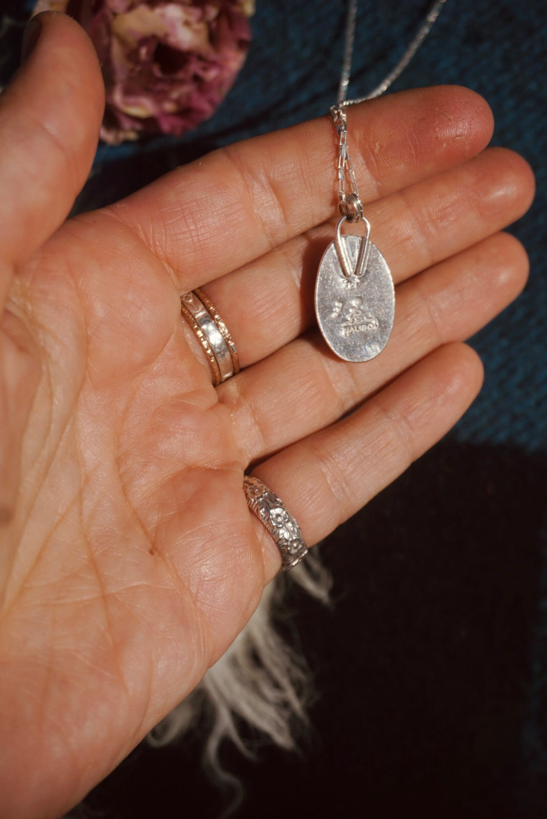 Silver Lining Necklace #2 // Dry Creek Turquoise