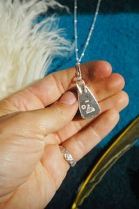 Silver Lining Necklace #1 // Snowville Variscite Stone