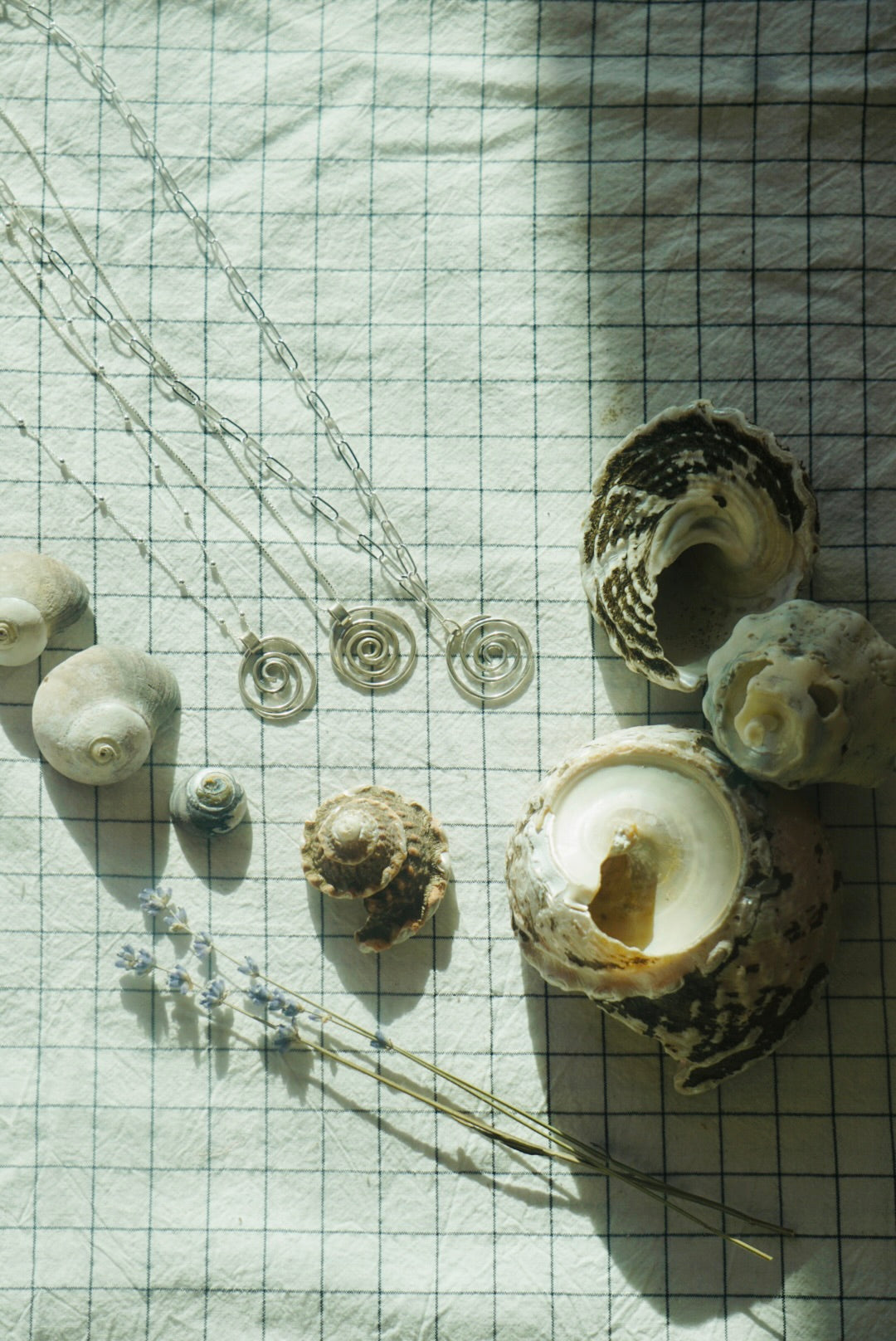 Swirlpool Pathway Necklace #2 // Sterling Silver