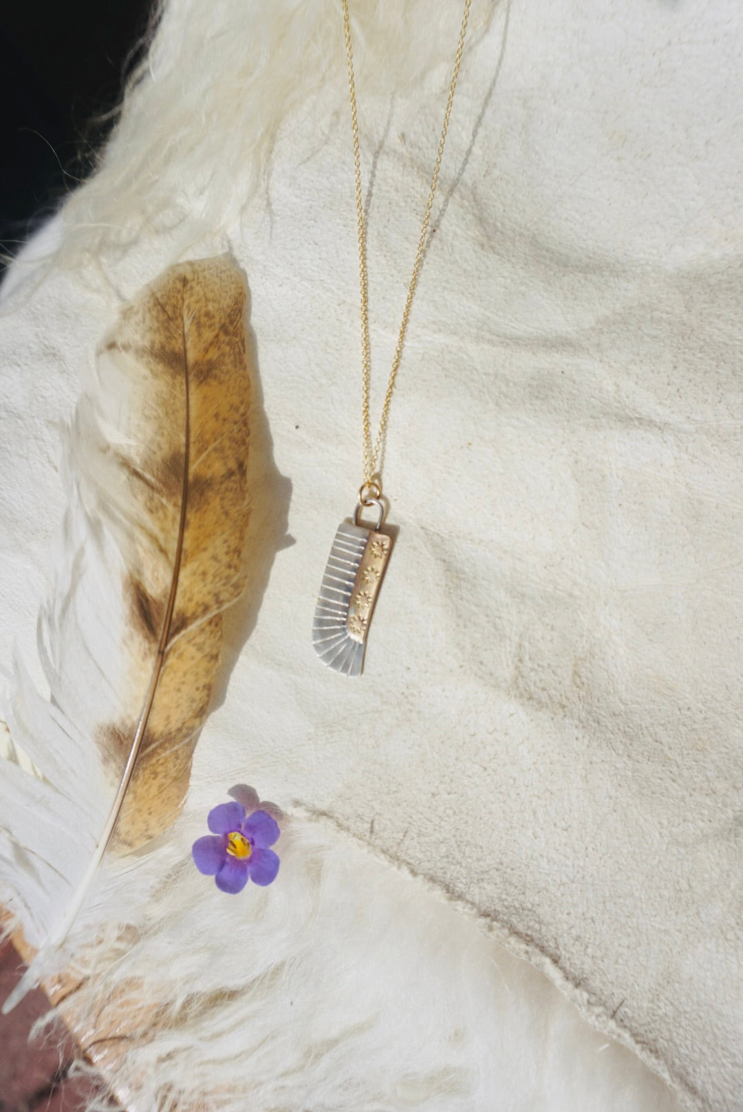 Guides Necklace #23 // Sterling Silver + 14k Goldfill