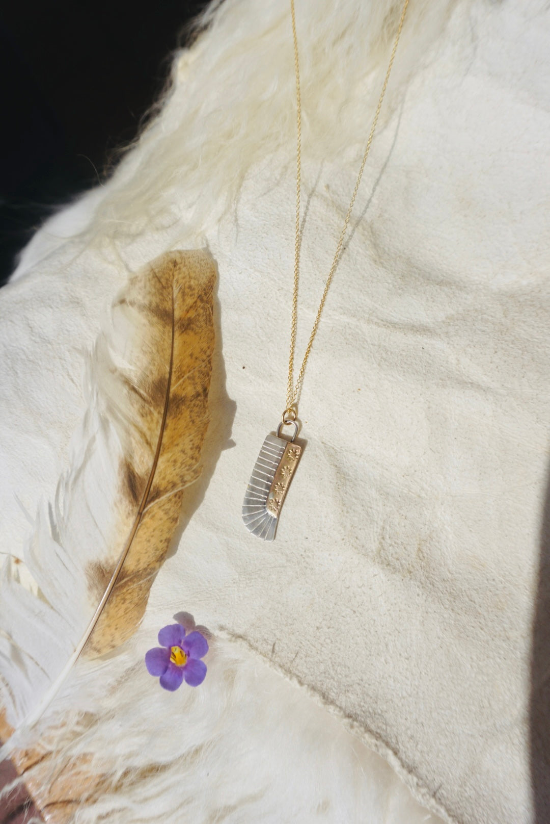 Guides Necklace #23 // Sterling Silver + 14k Goldfill