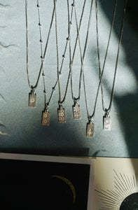 Halibou Tag Charmer Necklaces // Sterling Silver + 14k Goldfill
