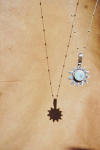 Sun Keepers Talisman Necklace #2 // Dry Creek Turquoise