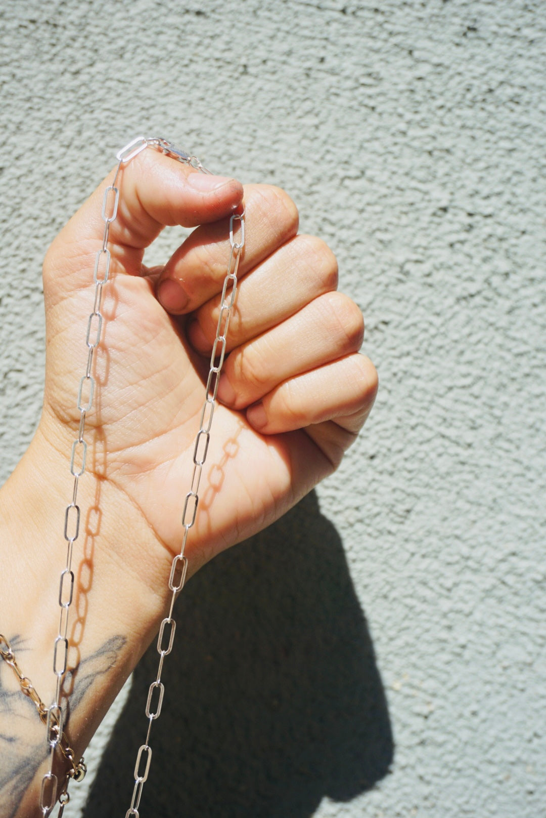 Halibou Paperclip Chain Necklace #1 // Sterling Silver