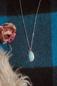Silver Lining Necklace #2 // Dry Creek Turquoise