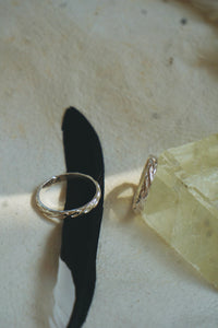 ‘Stacker Band #6 — Sterling Silver French Braid Ring