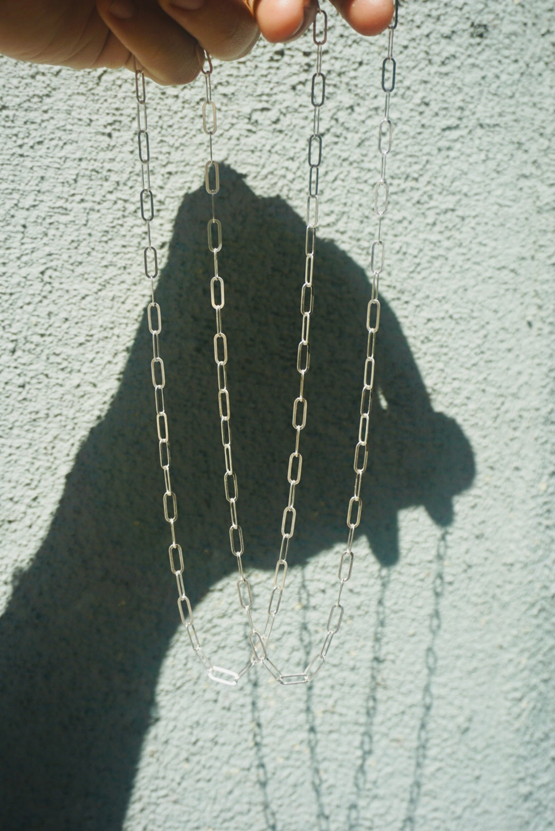 Halibou Paperclip Chain Necklace #1 // Sterling Silver