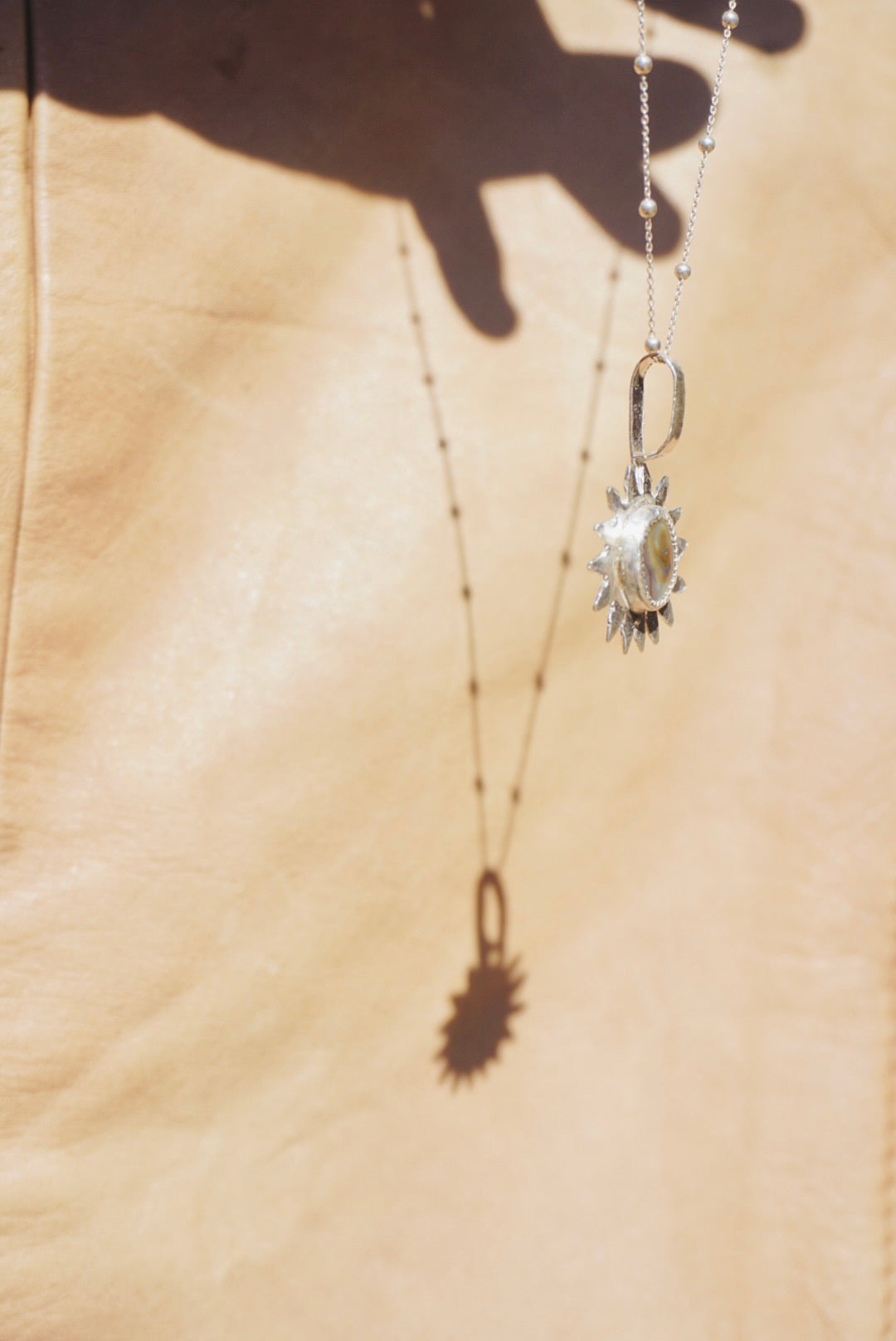 Sun Keepers Talisman Necklace #3 //  Abalone Stone