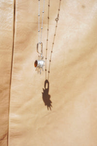 Sun Keepers Talisman Necklace #1 //  Amber Stone
