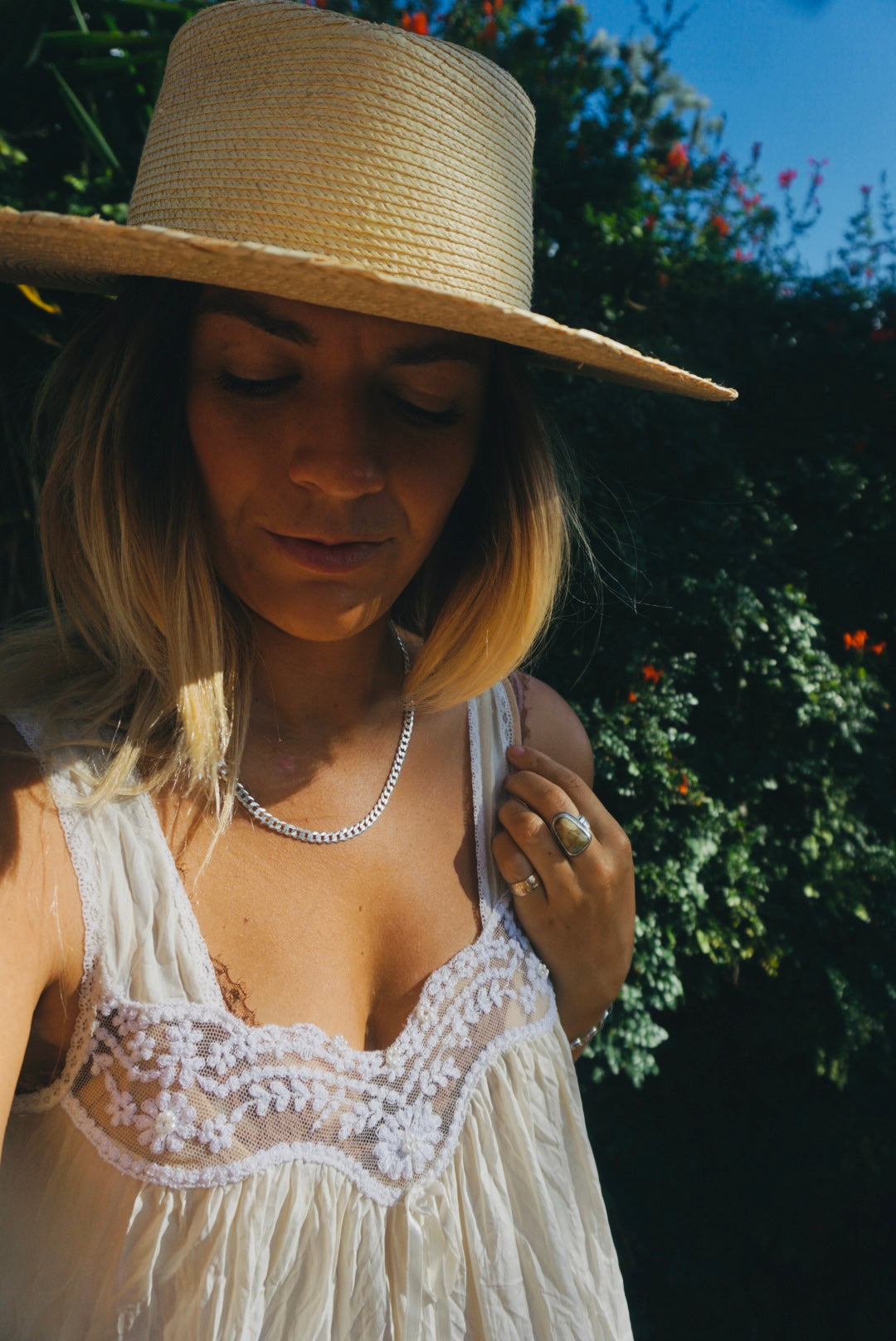 ‘Mini Abundance Chain Necklace — Halibou Layering Collection // Sterling Silver