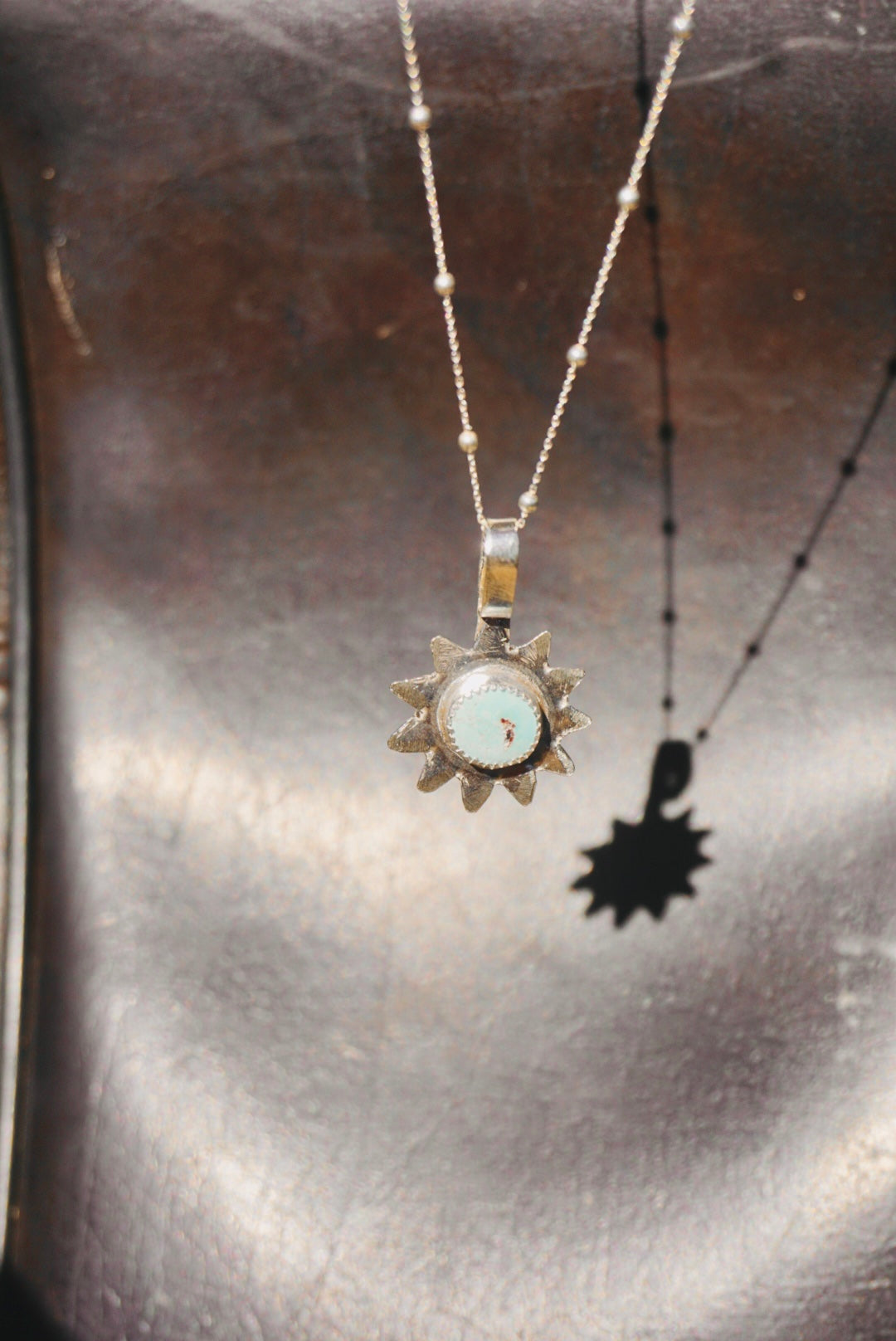 Sun Keepers Talisman Necklace #2 // Dry Creek Turquoise