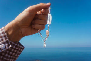 Guides Bracelet #3 // Pink Topaz + Sterling Silver