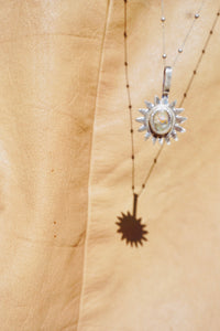 Sun Keepers Talisman Necklace #3 //  Abalone Stone