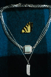 The Midi Abundance Necklace ft. Four Directions // Sterling Silver +  Dry Creek Turquoise
