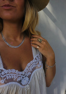 ‘Abundance Chain Necklace — Halibou Layering Collection // Sterling Silver