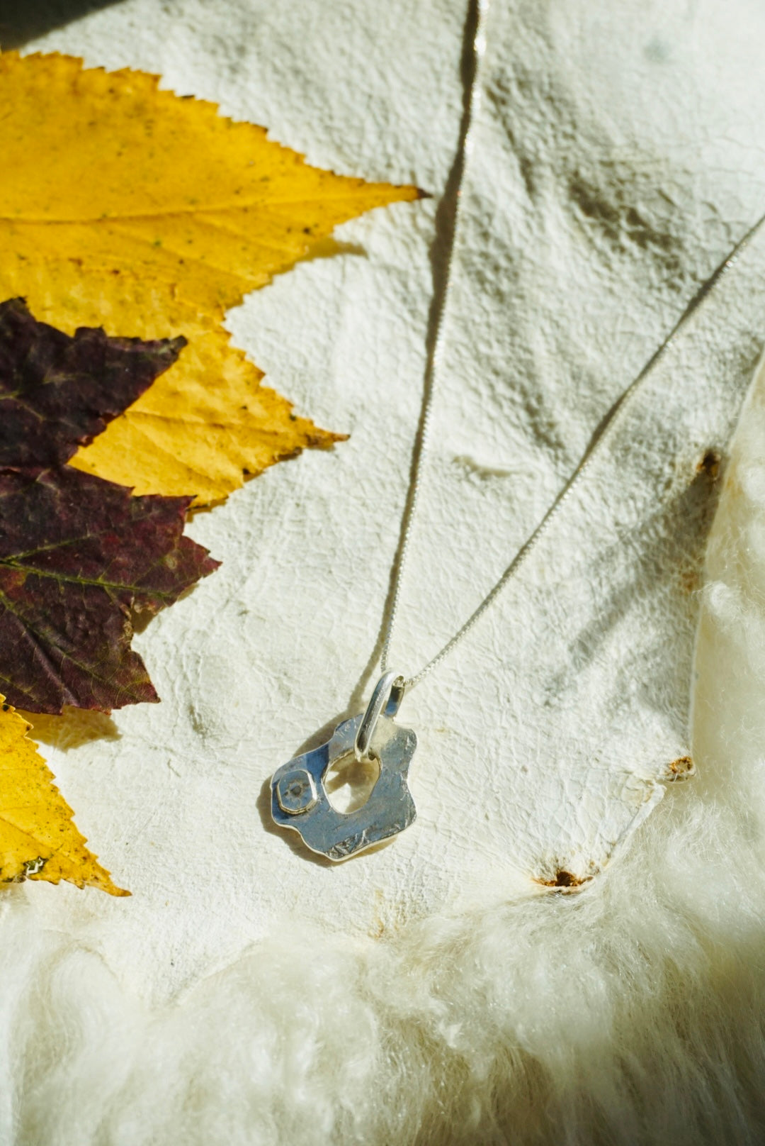 Freeform Looper Necklace #4 // Sterling Silver