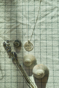 Swirlpool Pathway Necklace #1 // Sterling Silver