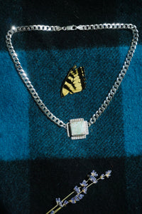 The Midi Abundance Necklace ft. Four Directions // Sterling Silver +  Dry Creek Turquoise